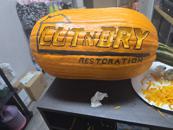 Custom Carved Pumpkin