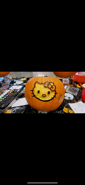 Custom Carved Pumpkin